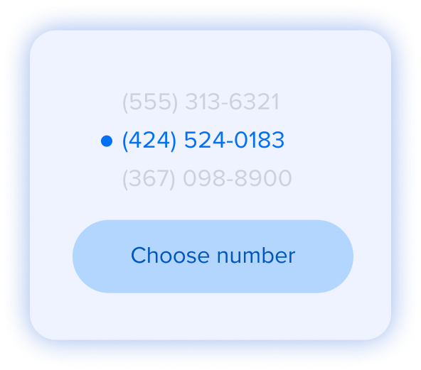 Number chooser