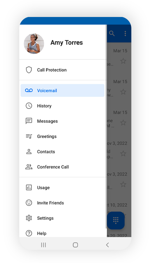 Smarter voicemail screen