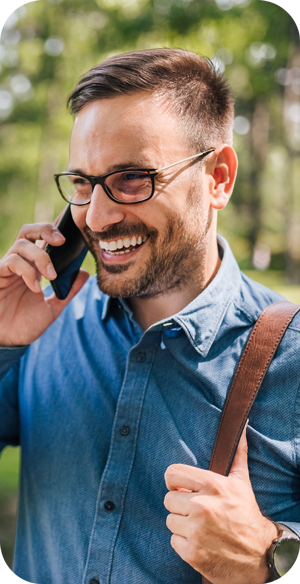 Start calling and texting screen
